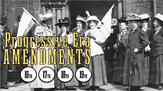 Cover: Progressive Era Amendments: 16th 17th 18th 19th by RamageTeach