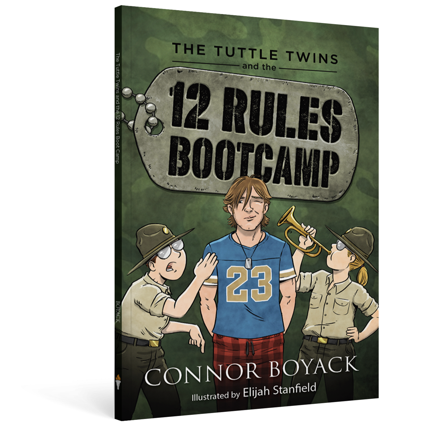 Cover: The Tuttle Twins and the 12 Rules Boot Camp by Connor Boyack