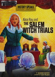 Cover: Alice Ray and the Salem Witch Trials by Shannon Knudsen
