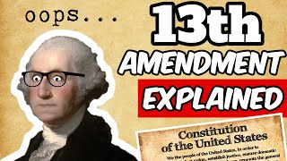 Cover: How the 13th amendment accidentally kept slavery alive. Amendment 13 explained! by Civics Review