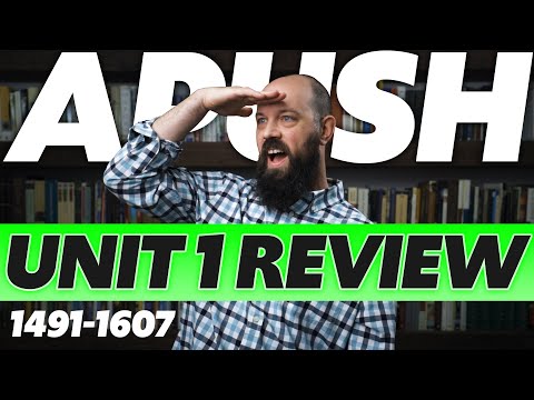 Cover: APUSH Unit 1 Review (Period 1: 1491-1607) by Heimler's History
